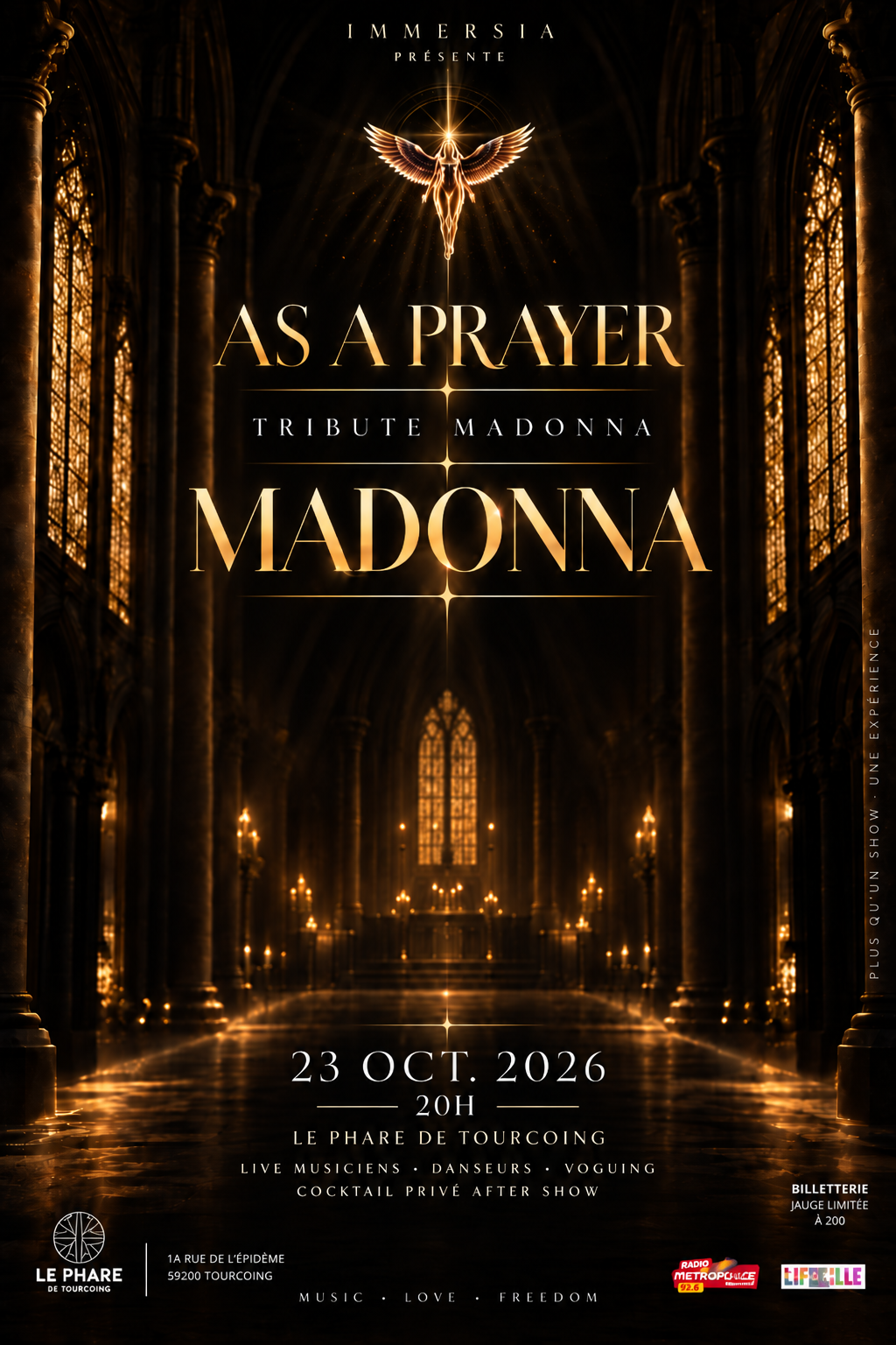 Affiche Tribute Madonna – As a Prayer